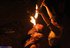 6 Heisses Feuerschlucken zur Feuershow mit Inflammati zum Mittelalterspektakel auf der Leuchtenburg 